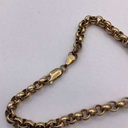 31.1g 10K Yellow Gold Rolo Link Chain