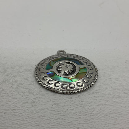 4.2G .925 Sterling Taxco Pendant 1"