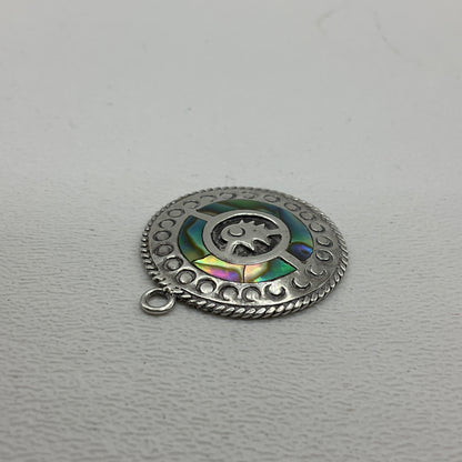 4.2G .925 Sterling Taxco Pendant 1"