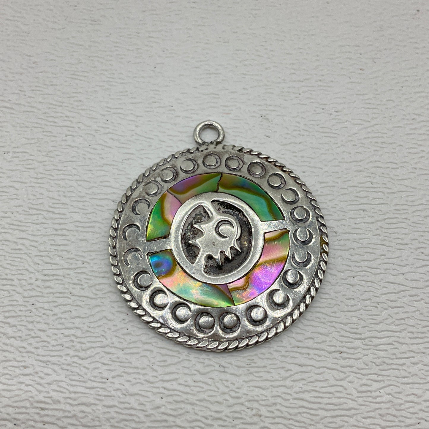 4.2G .925 Sterling Taxco Pendant 1"