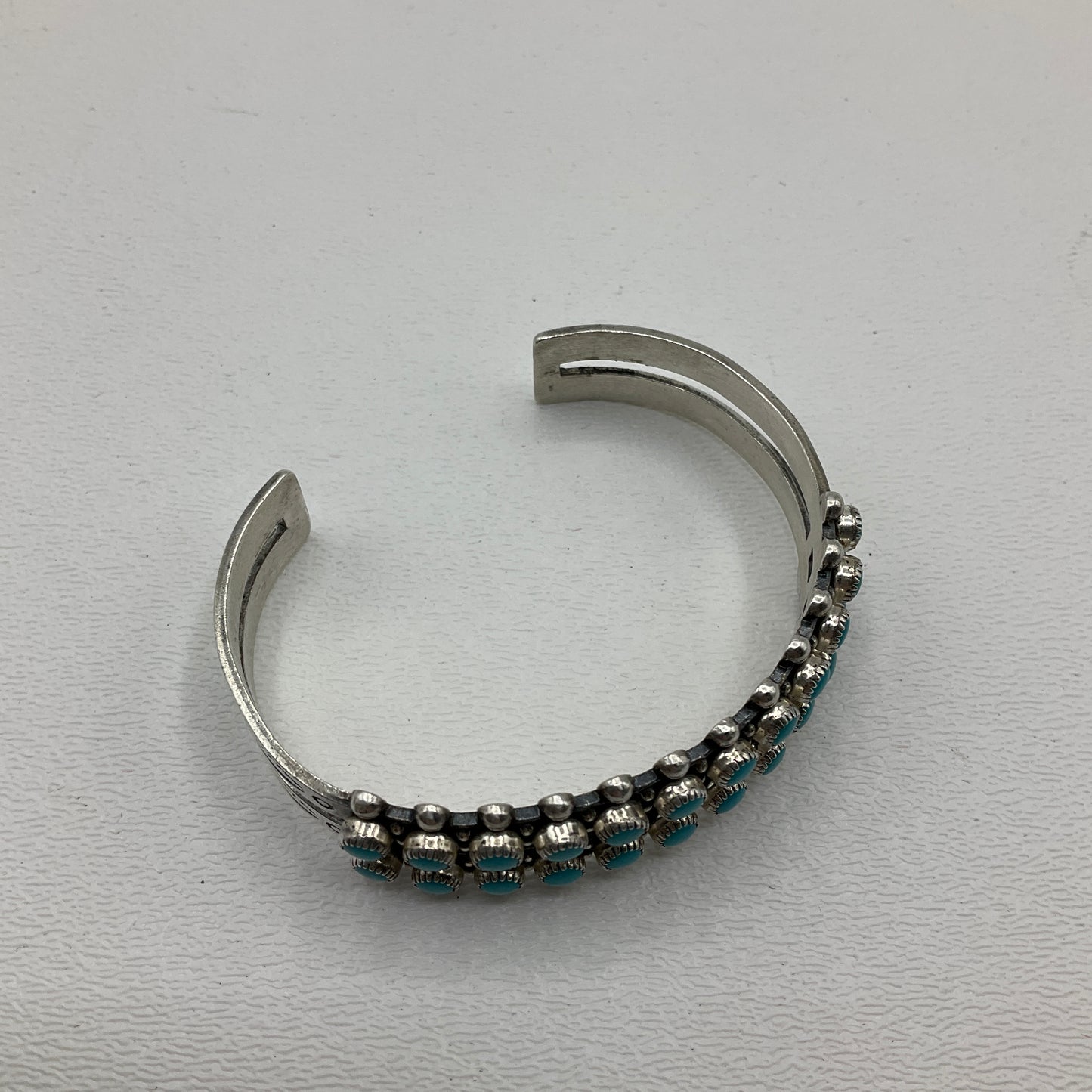 25.6g .925 Sterling Bell Trading Post Zuni Bangle