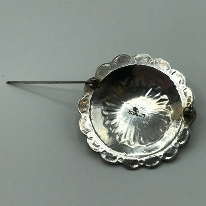 12.9g .925 Sterling Brooch/Pendant/Pin 1.5"