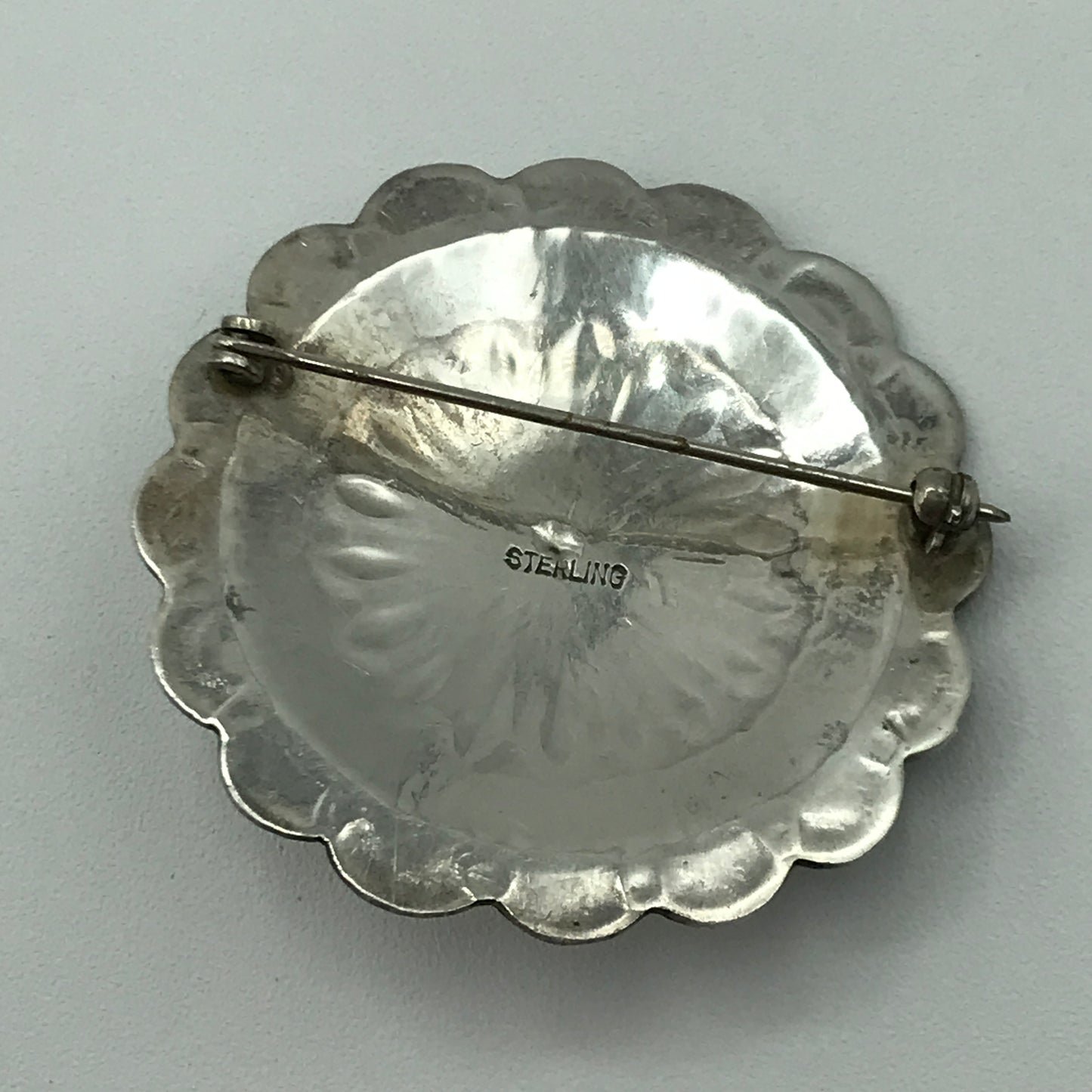 12.9g .925 Sterling Brooch/Pendant/Pin 1.5"