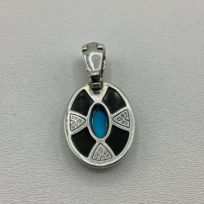 12.6g .925 Sterling Pendant 1.5x1"