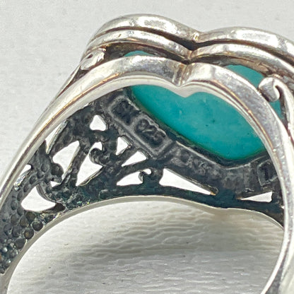 6.7g .925 Ring Heart Size 10