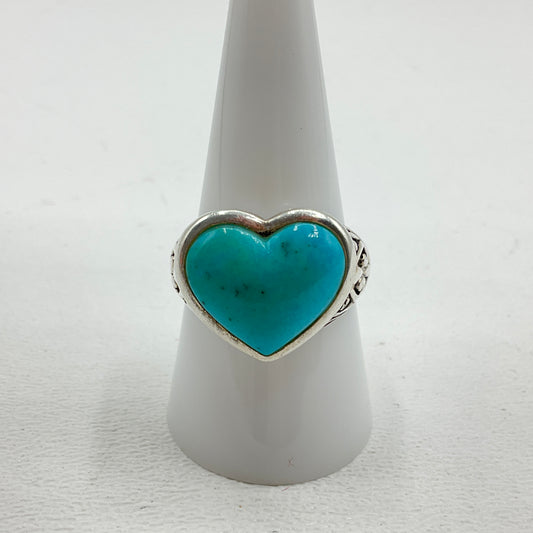 6.7g .925 Ring Heart Size 10