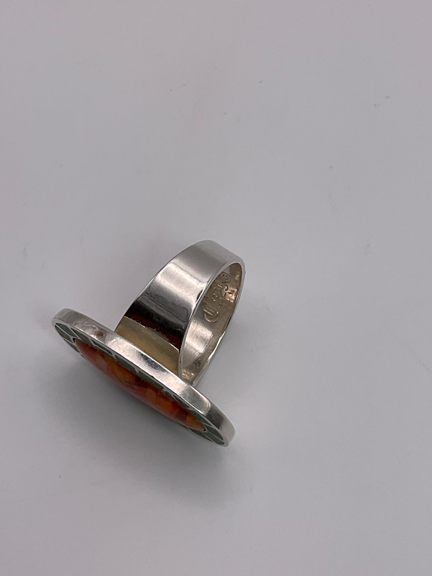 11.4g .925 Sterling Ring Size 8