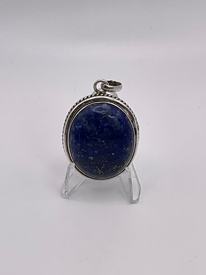 15.4g .925 Oval Pendant 1"