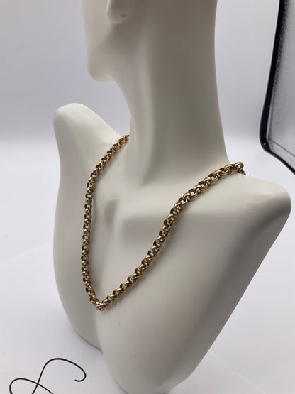 31.1g 10K Yellow Gold Rolo Link Chain