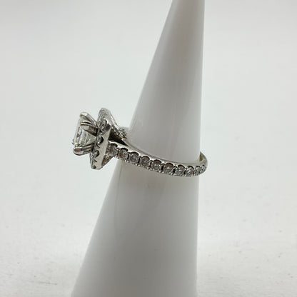 5.1g 14k White Gold Engagement Ring NEIL LANE Size 4.5