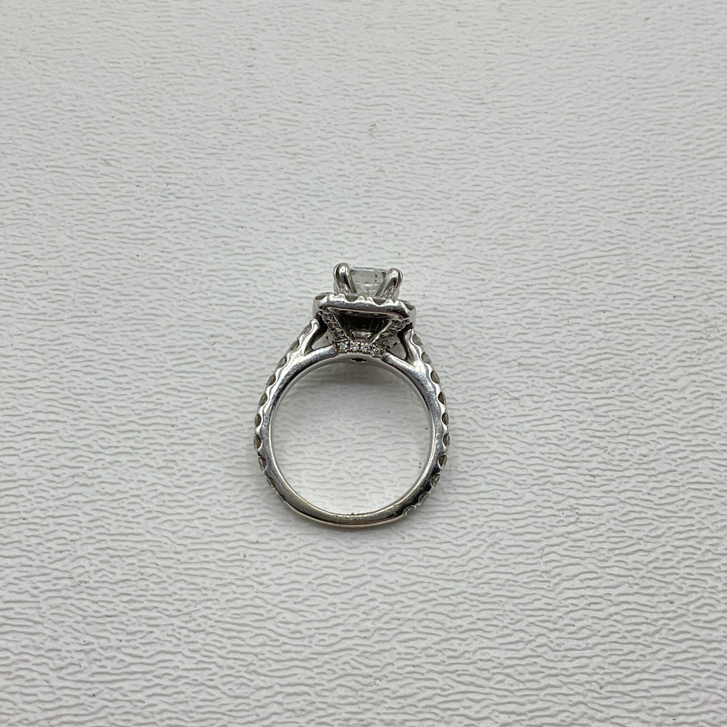 5.1g 14k White Gold Engagement Ring NEIL LANE Size 4.5