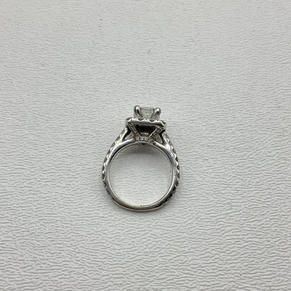 5.1g 14k White Gold Engagement Ring NEIL LANE Size 4.5