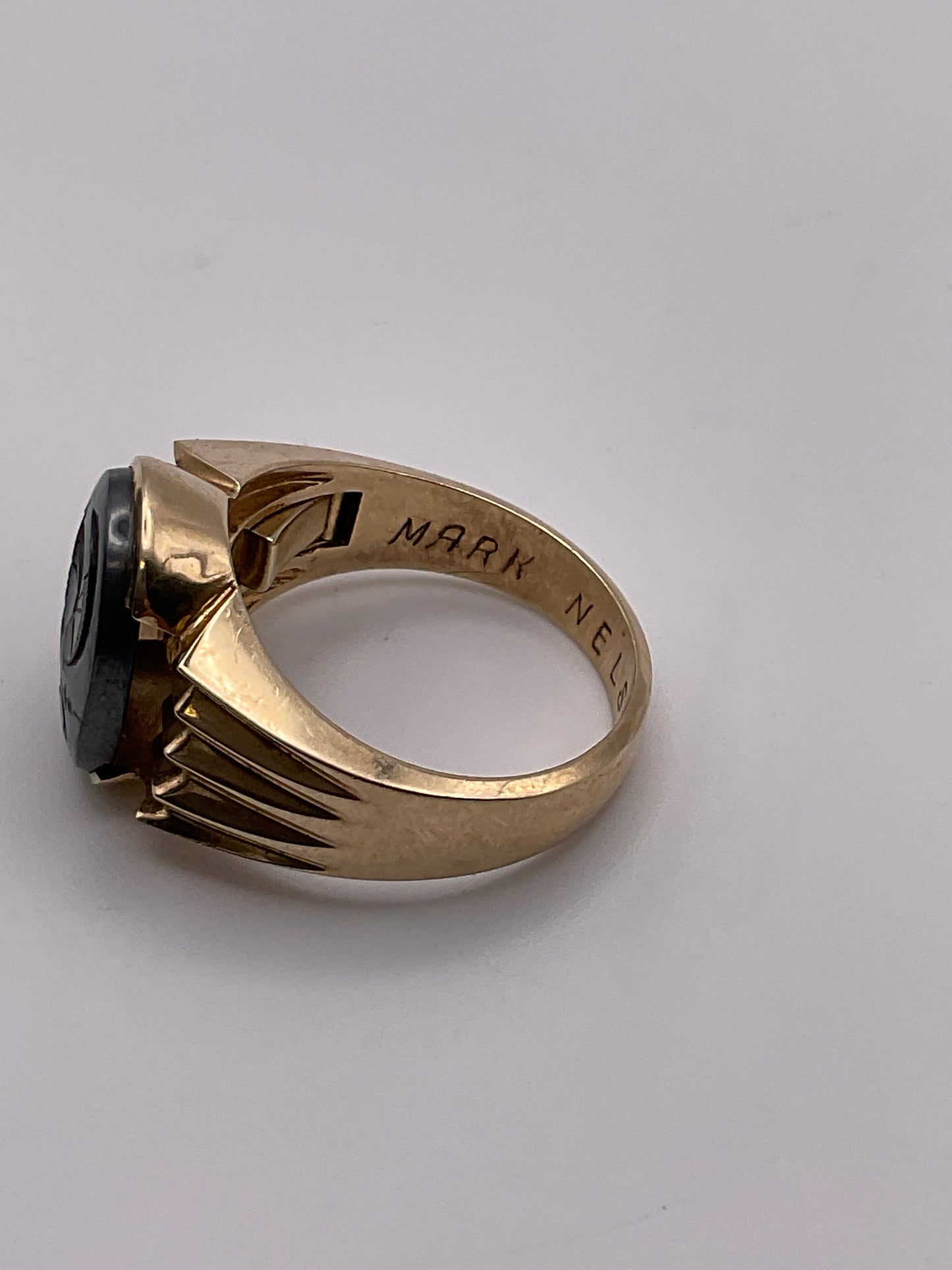 10.5g 14k Yellow Gold Ring Size 10