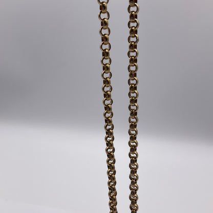 31.1g 10K Yellow Gold Rolo Link Chain