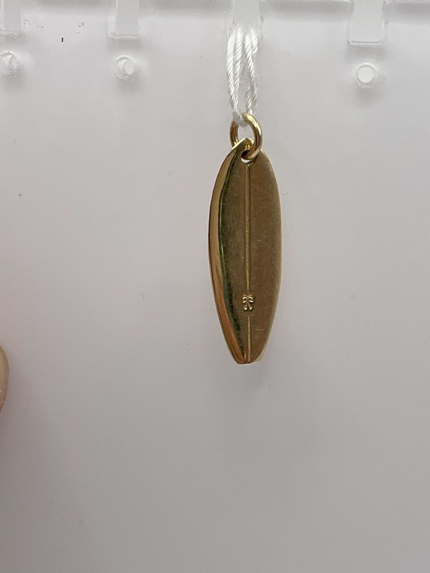 14k Yellow Gold  Pendant 3.5g Surf board