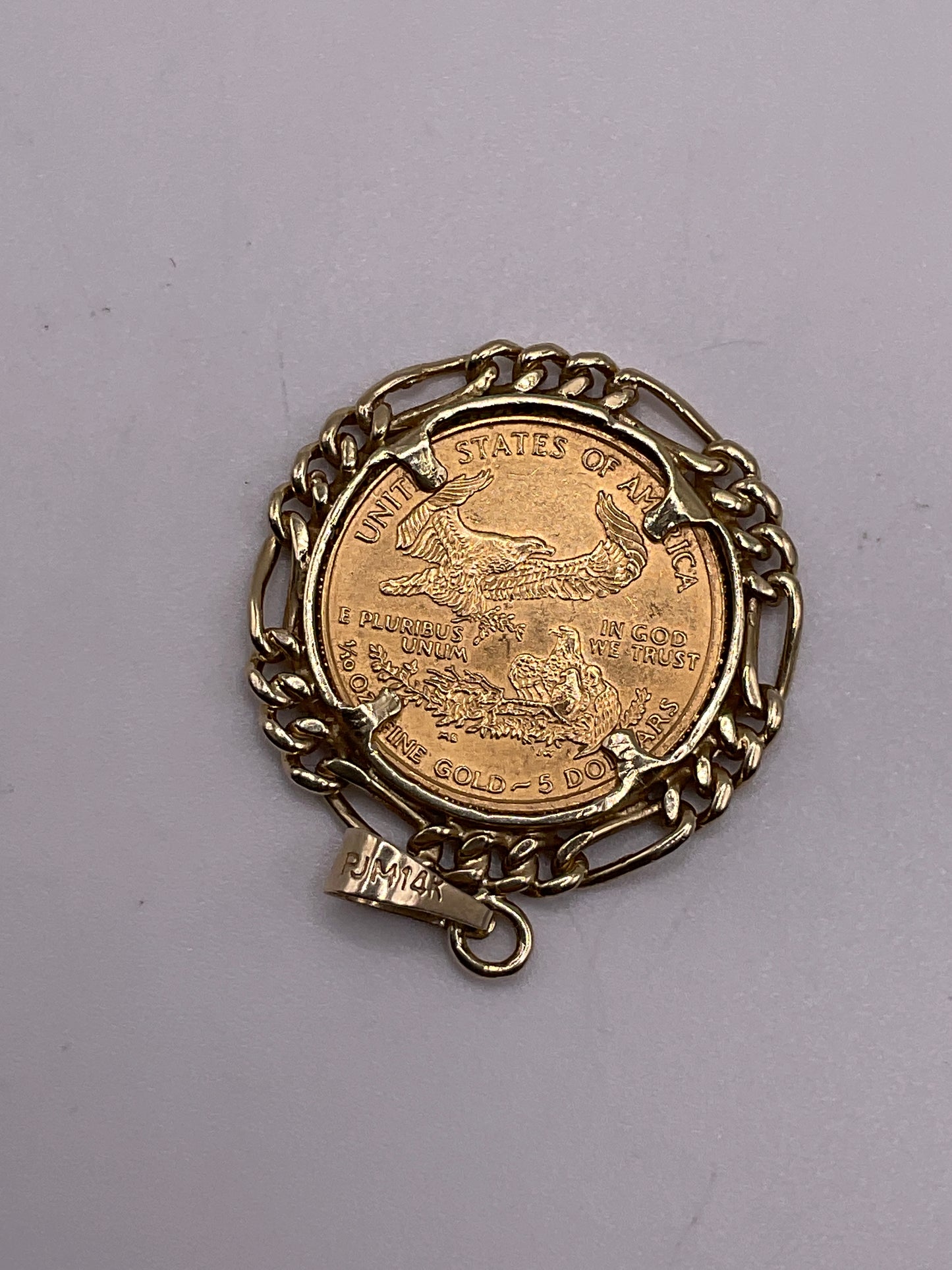 5.7g 14k/.999 Coin Pendant