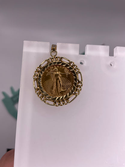 5.7g 14k/.999 Coin Pendant