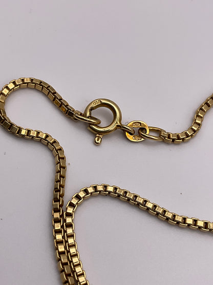 15.5g 18k Yellow Gold Chain 24in, 2mm Box Link