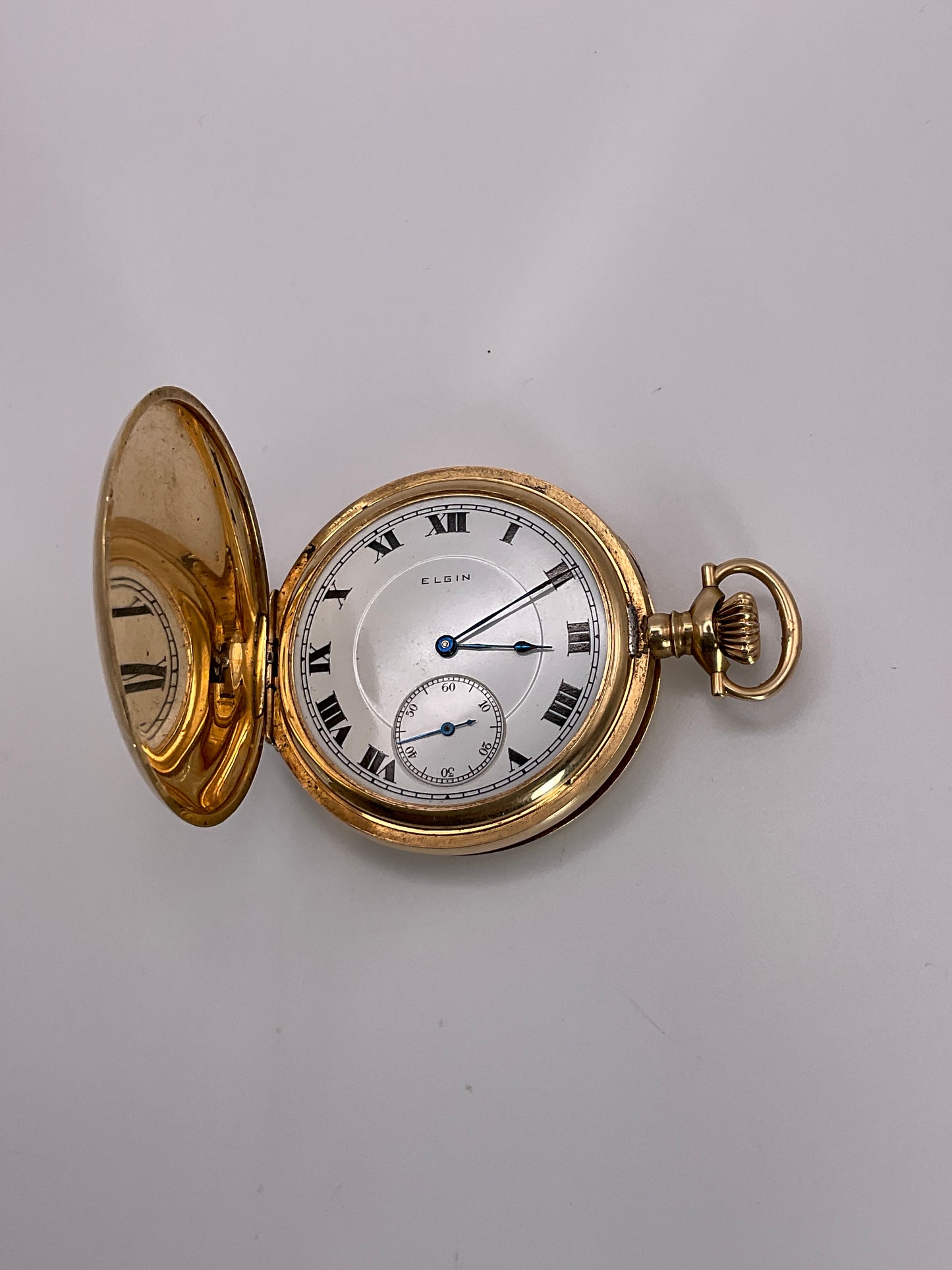 74.2g 14k YG Elgin Pocket Watch