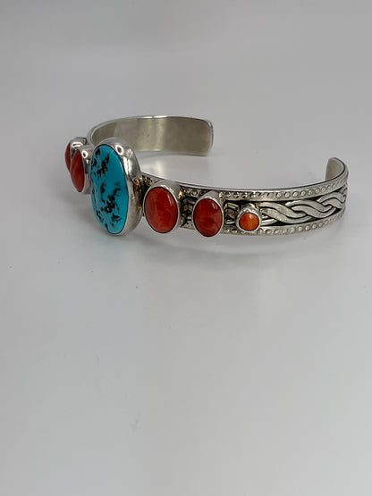 27.5g .925 NEZ Sterling Bracelet Cuff