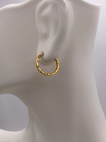 .5g 22kt YG Earrings Hoops