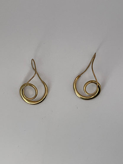 3.4g 14k YG Earrings