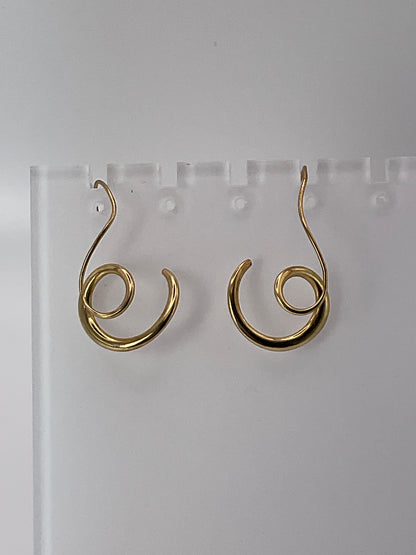 3.4g 14k YG Earrings