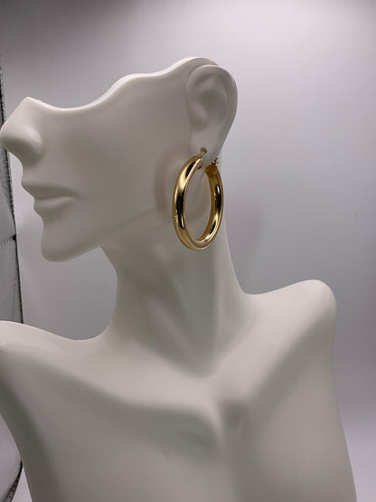 5.1g 14k YG Earrings Hoops