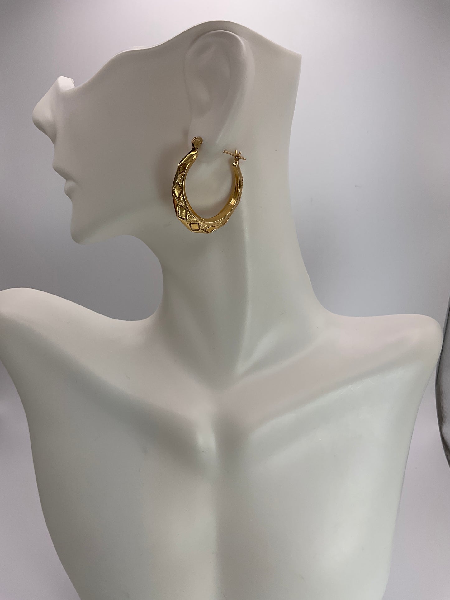 2.6g 14k YG Earrings Hoops