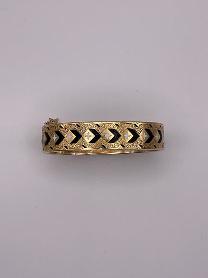 19.5g 14k YG Bangle 12.9mm