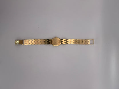 35.5g 14k YG Concord Watch Mother of Pearl/ Diamond Dial